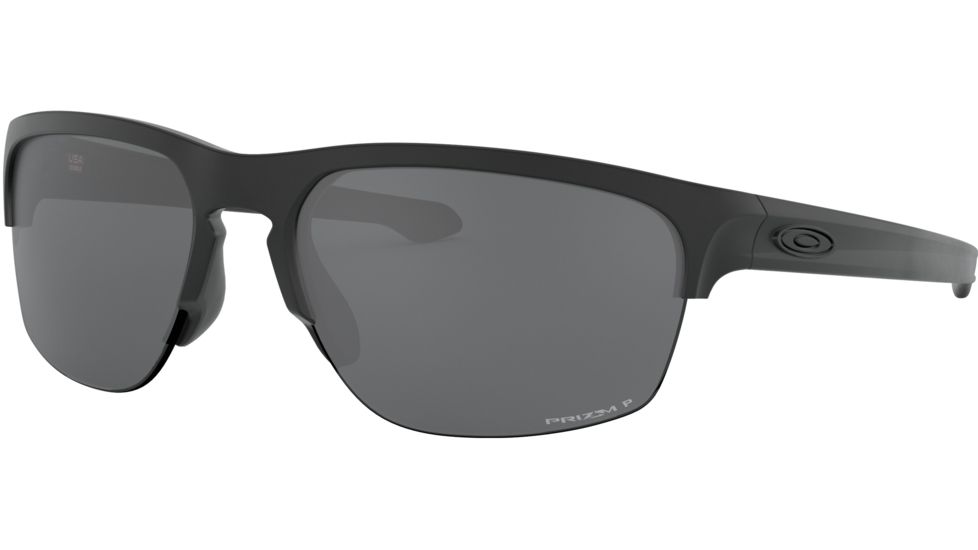 Oakley Standard Issue Sliver Edge Sunglasses, Blackside w/Prizm Black Polarized, OO9413-1065
