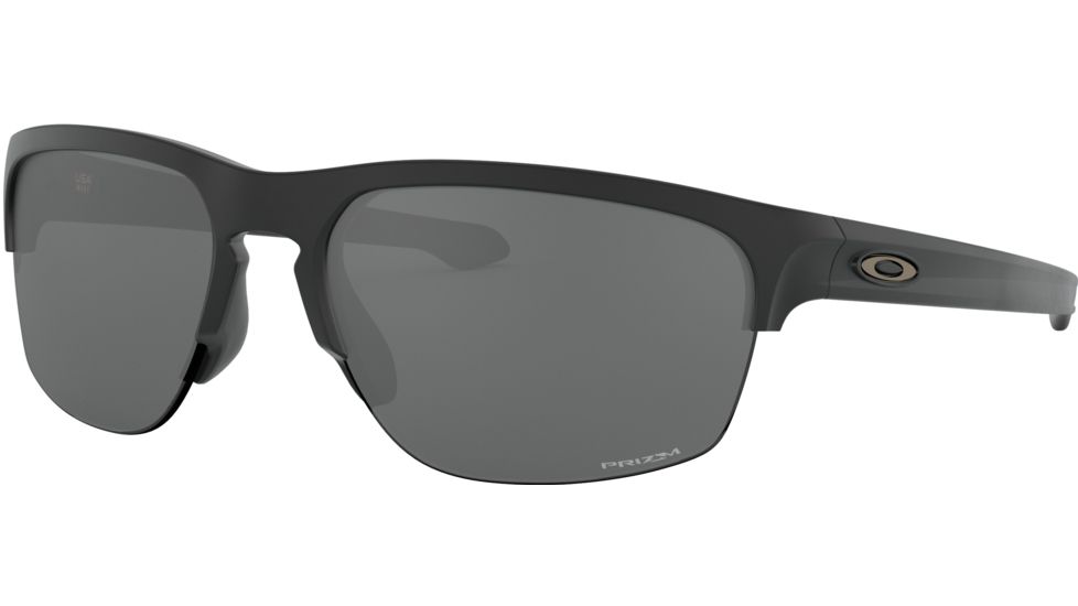 Oakley Standard Issue Sliver Edge Sunglasses, Matte Black w/Prizm Black, OO9413-0965