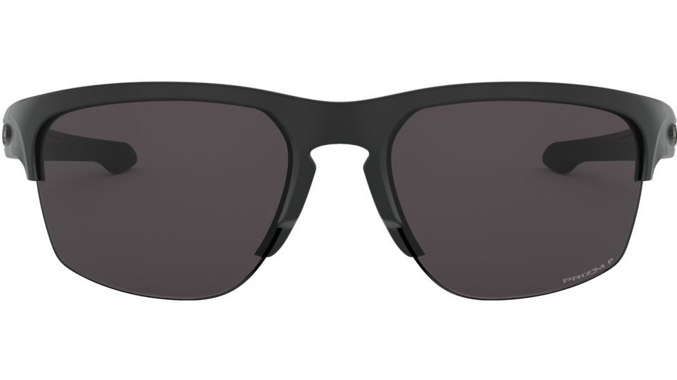 Oakley Standard Issue Sliver Edge Sunglasses, Matte Black w/Prizm Grey Polarized, OO9413-0865