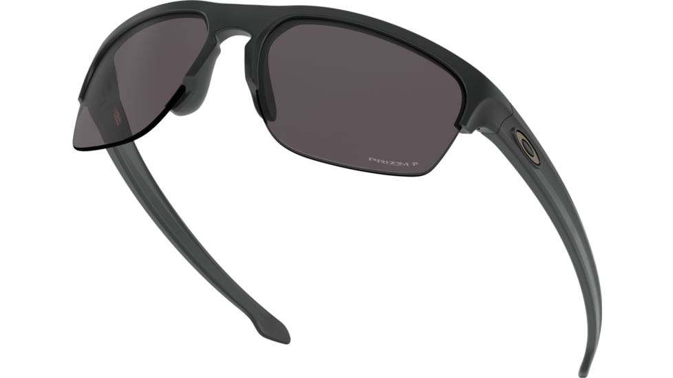 Oakley Standard Issue Sliver Edge Sunglasses, Matte Black w/Prizm Grey Polarized, OO9413-0865