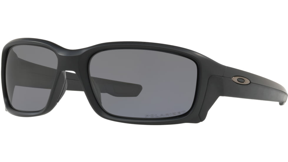 Oakley Standard Issue Straightlink Uniform Collection Sunglasses, Matte Black w/Grey Polarized, OO9331-09