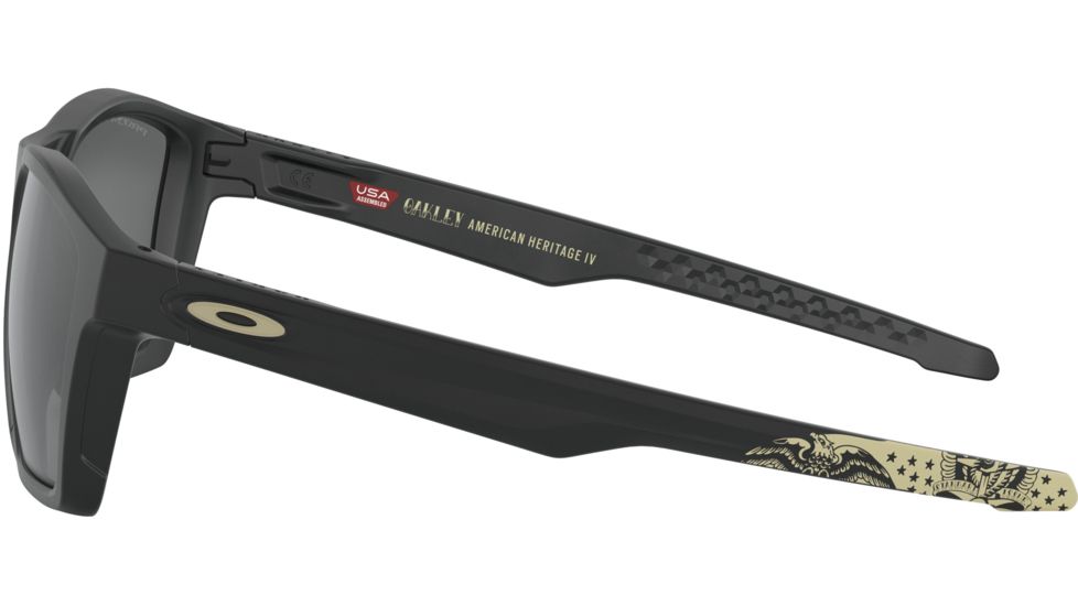 Oakley Standard Issue Targetline American Heritage Collection, Matte Black w/Prizm Black Polarized, OO9397-2258