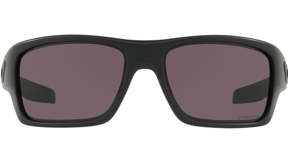 Oakley Standard Issue Turbine Uniform Collection Sunglasses, Matte Black w/Prizm Grey, OO9263-4663