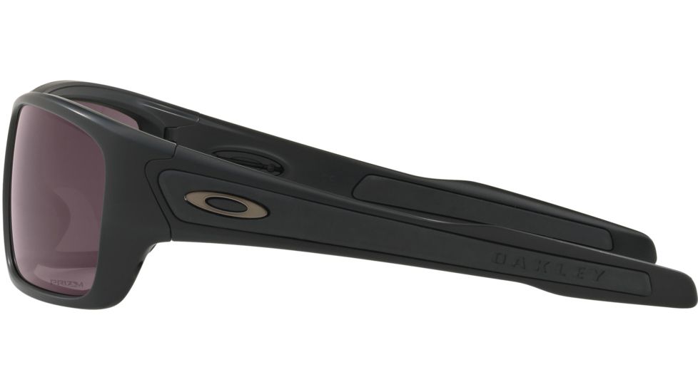 Oakley Standard Issue Turbine Uniform Collection Sunglasses, Matte Black w/Prizm Grey, OO9263-4663