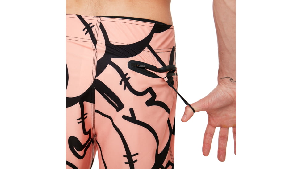 Oakley Staple Graffiti Boardshort I8 Inc - Mens, Kelp Brown, 32, 482599-87A-32