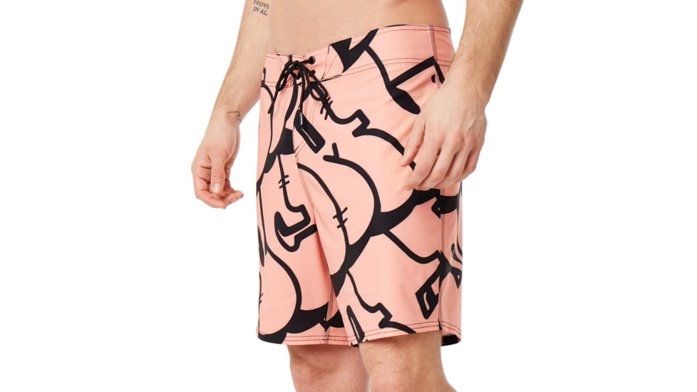 Oakley Staple Graffiti Boardshort I8 Inc - Mens, Kelp Brown, 32, 482599-87A-32