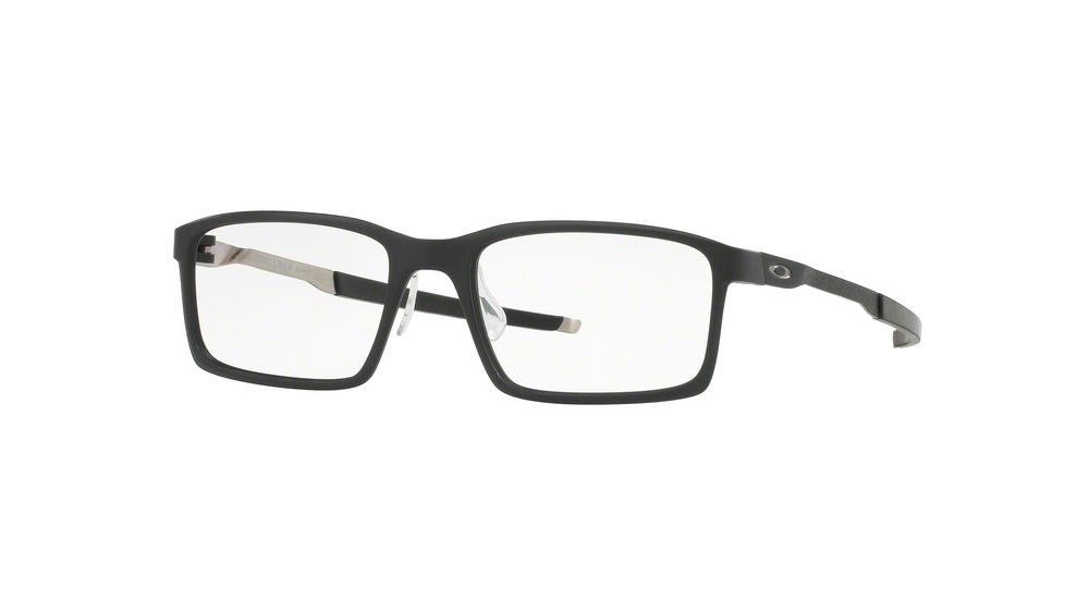 Oakley STEEL LINE S OX8097 Single Vision Prescription Eyeglasses 809701-54 - Satin Black Frame