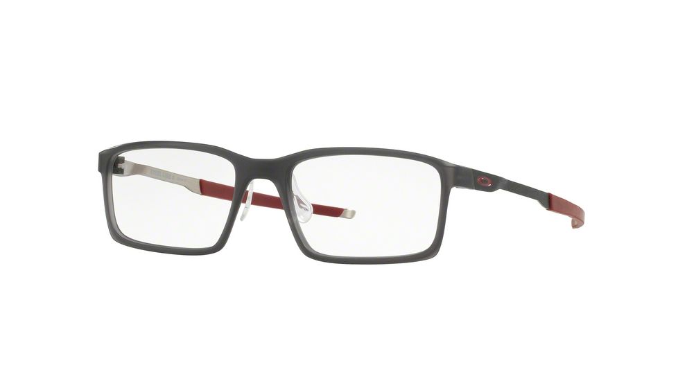 Oakley STEEL LINE S OX8097 Single Vision Prescription Eyeglasses 809702-54 - Matte Black Ink Frame