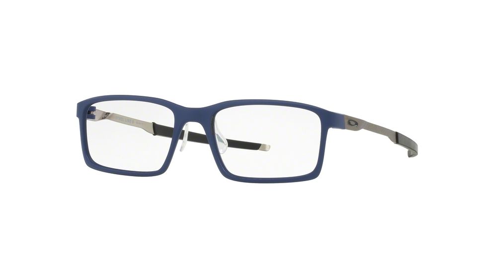 Oakley STEEL LINE S OX8097 Single Vision Prescription Eyeglasses 809703-52 - Matte Denim Frame