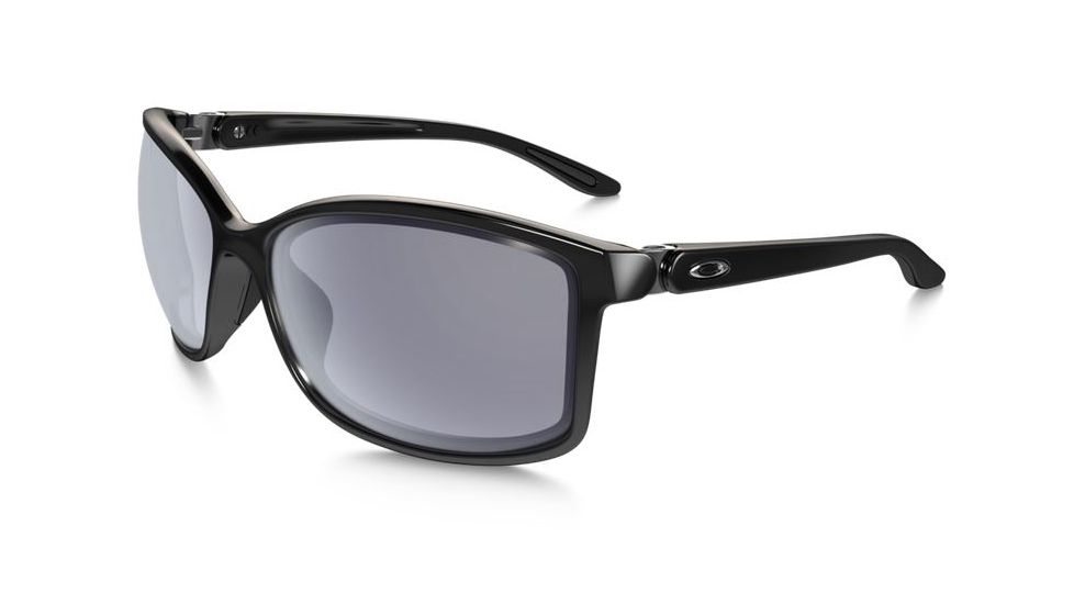Oakley Step Up Sunglasses Polished Black Frame, Grey Lens-OO9292-02