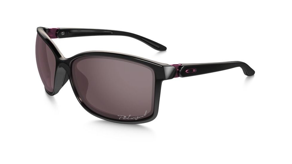 Oakley Step Up Sunglasses Polished Black Frame, OO Grey Polarized Lens-OO9292-03