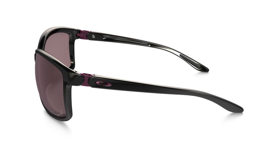 Oakley Step Up Sunglasses Polished Black Frame, OO Grey Polarized Lens-OO9292-03