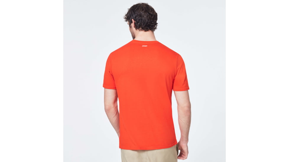 Oakley Stone B1B Logo Short Sleeve Tee - Mens, Energetic Orange, Extra Small, FOA400040-7EN-XS