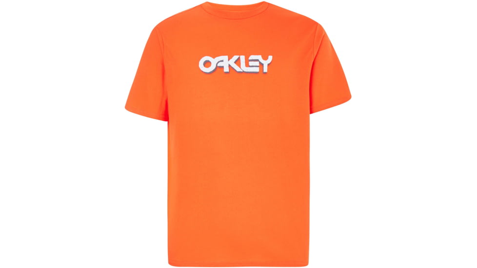 Oakley Stone B1B Logo Short Sleeve Tee - Mens, Energetic Orange, Extra Small, FOA400040-7EN-XS