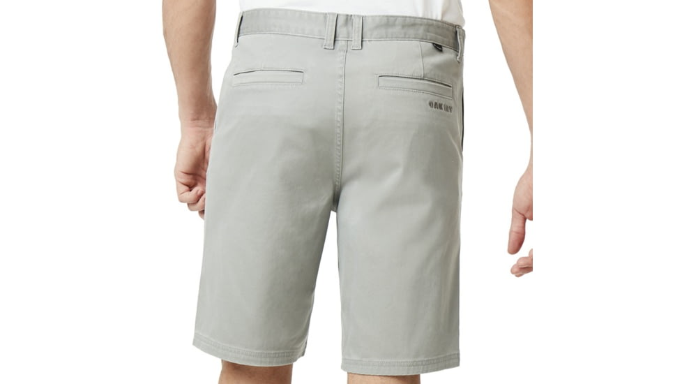Oakley Stone Wash Chino Short - Mens, Stone Gray, 38, 442528-22Y-38