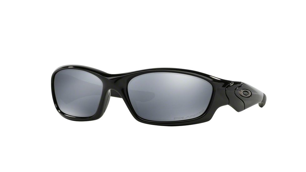 Oakley Straight Jacket Sunglasses 12-935-61 - Jet Black Frame, Black Iridium Polarized Lenses