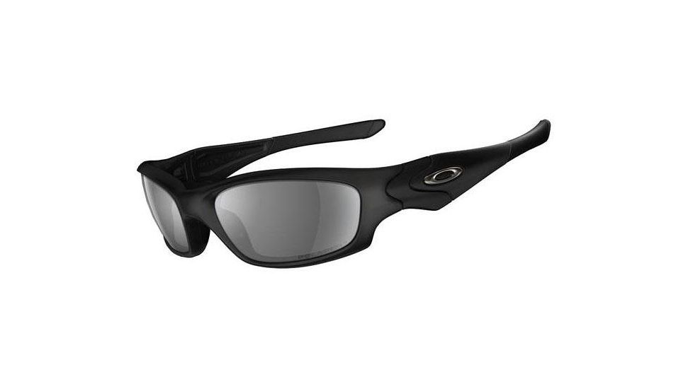 USED Oakley SI Straight Jacket Sunglasses, Matte Black Frame, Polarized Grey Lens 11-014, EDEMO1