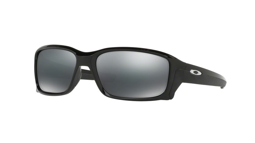 Oakley STRAIGHTLINK OO9331 Sunglasses 933101-58 - Polished Black Frame, Black Iridium Lenses