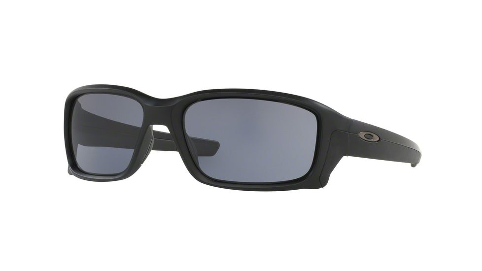 Oakley STRAIGHTLINK OO9331 Sunglasses 933102-58 - Matte Black Frame, Grey Lenses
