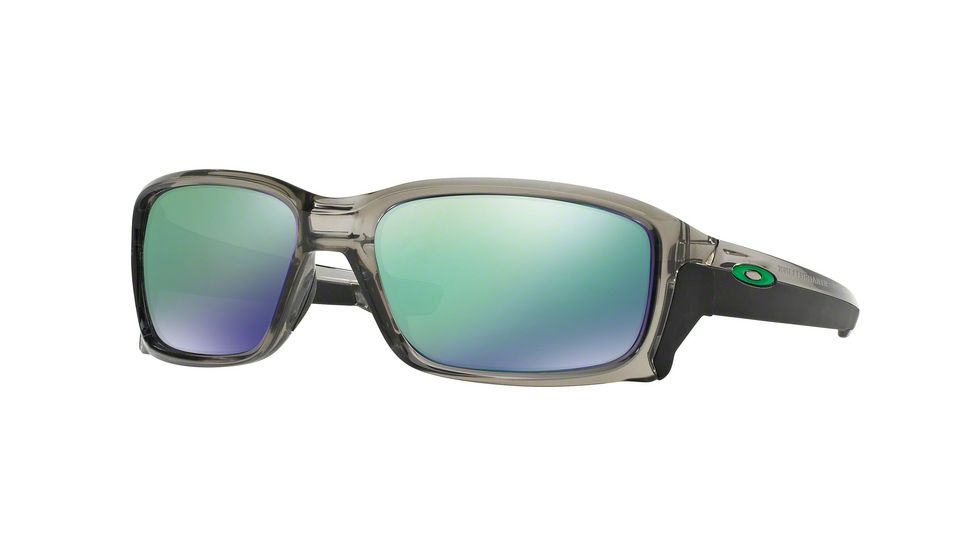 Oakley STRAIGHTLINK OO9331 Sunglasses 933103-58 - Grey Ink Frame, Jade Iridium Lenses