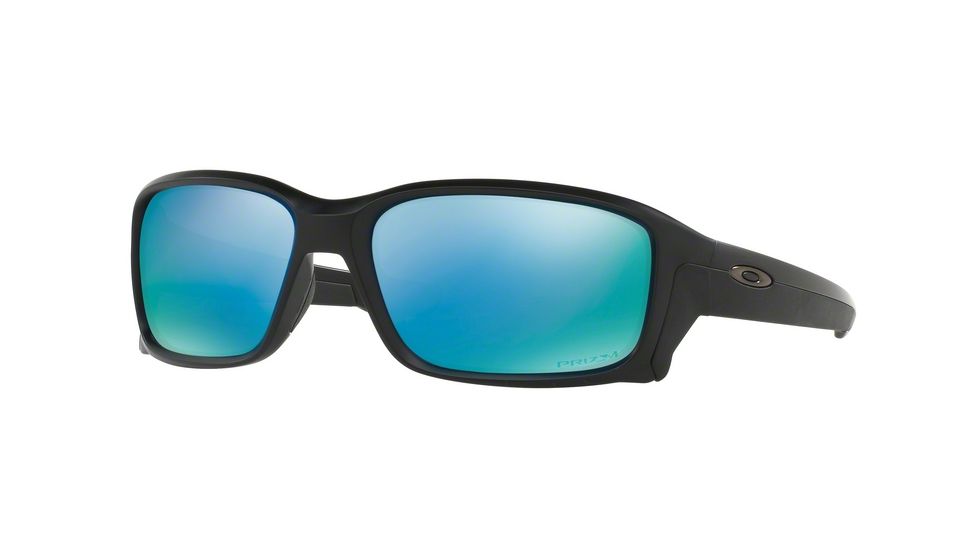 Oakley STRAIGHTLINK OO9331 Sunglasses 933105-58 - Matte Black Frame, Prizm Deep H2o Polarized Lenses