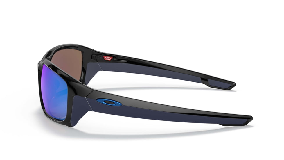 Oakley Straightlink Sunglasses, Polished Black Frame, Prizm Sapphire Lens, 58, OO9331-933127-58