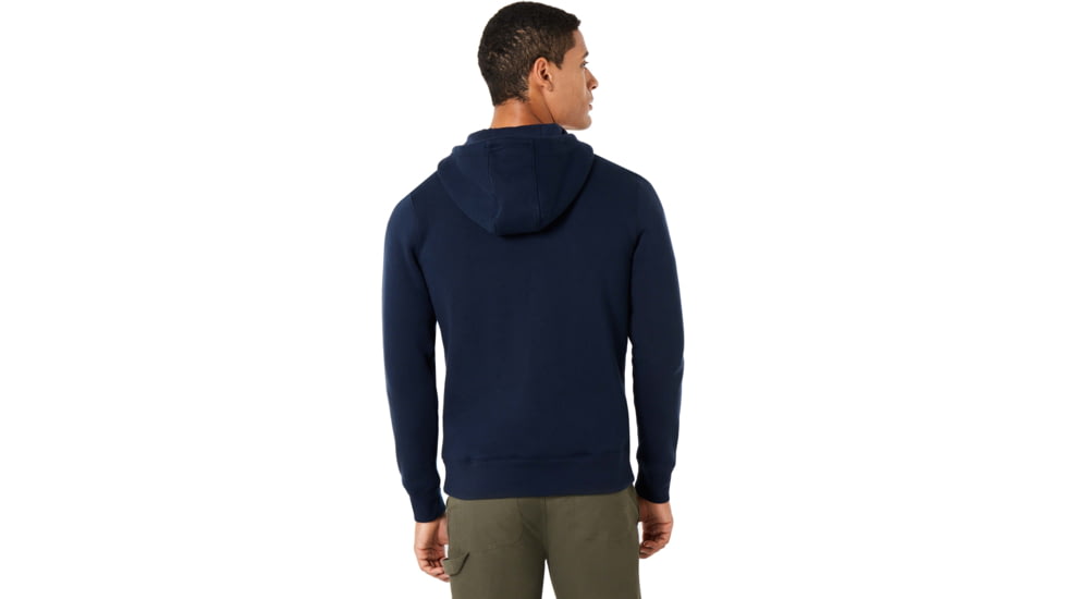 Oakley Street Logo Full Zip Fleece - Mens, Fathom, Extra Large, 472417-6AC-XL