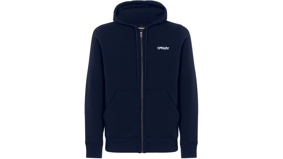 Oakley Street Logo Full Zip Fleece - Mens, Fathom, Extra Large, 472417-6AC-XL
