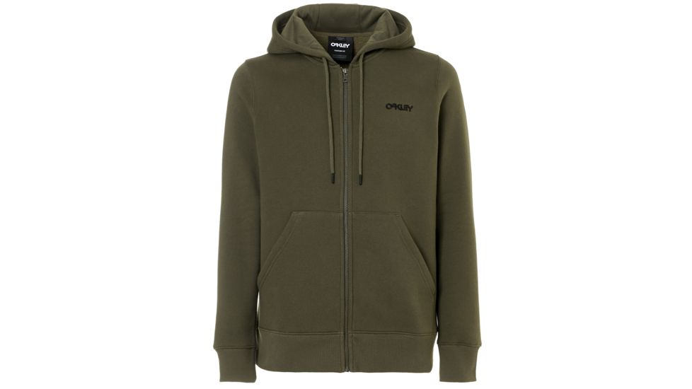 Oakley Street Logo Fz Fleece - Mens, Dark Brush, Extra Large, 472417-86V-XL