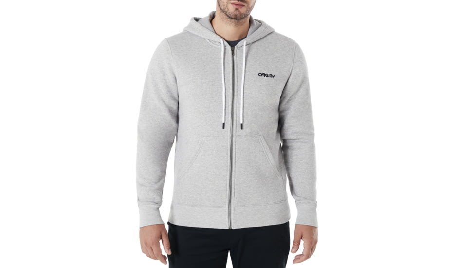 Oakley Street Logo Fz Fleece - Mens, Granite Heather, Small, 472417-24L-S