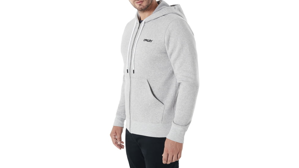 Oakley Street Logo Fz Fleece - Mens, Granite Heather, Small, 472417-24L-S