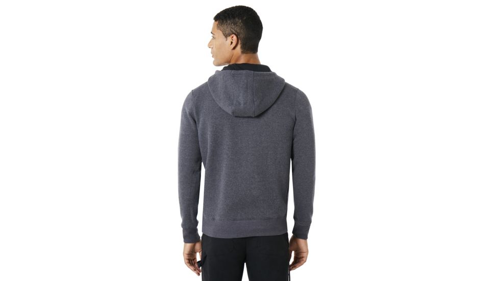 Oakley Street Logo Fz Fleece - Mens, Jet Black Heather, Extra Large, 472417-01S-XL