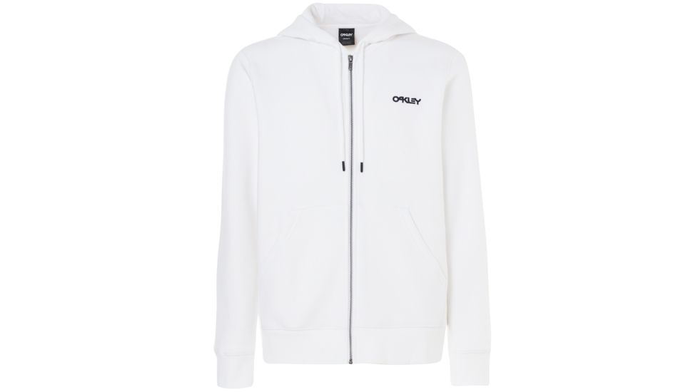Oakley Street Logo Fz Fleece - Mens, White, Extra Large, 472417-100-XL