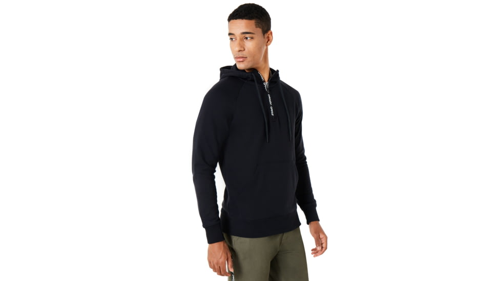 Oakley Street Logo Half Zip Fleece - Mens, Blackout, 2XL, 472418-02E-XXL