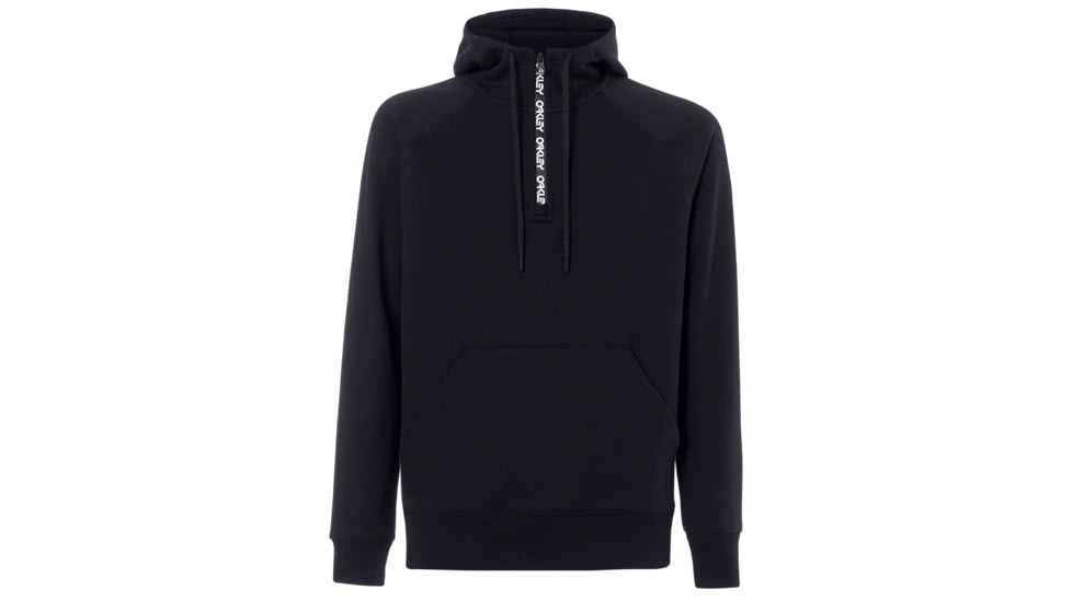 Oakley Street Logo Half Zip Fleece - Mens, Blackout, 2XL, 472418-02E-XXL