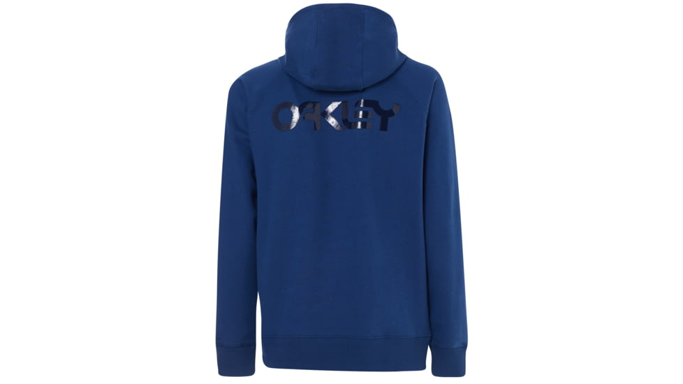 Oakley Street Logo Half Zip Fleece - Mens, Dark Blue, Extra Large, 472418-609-XL