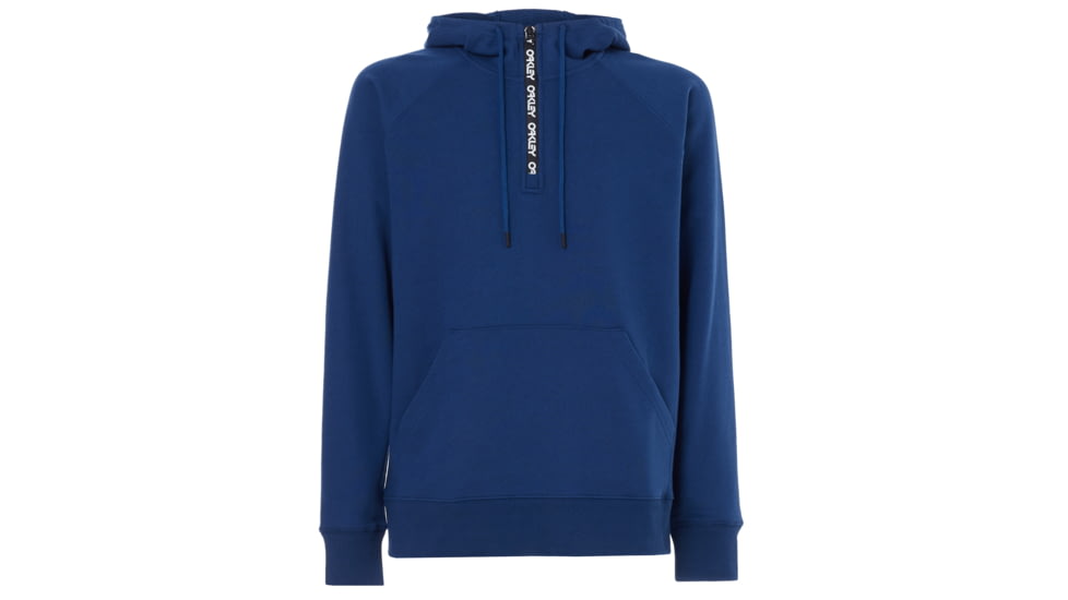 Oakley Street Logo Half Zip Fleece - Mens, Dark Blue, Extra Large, 472418-609-XL