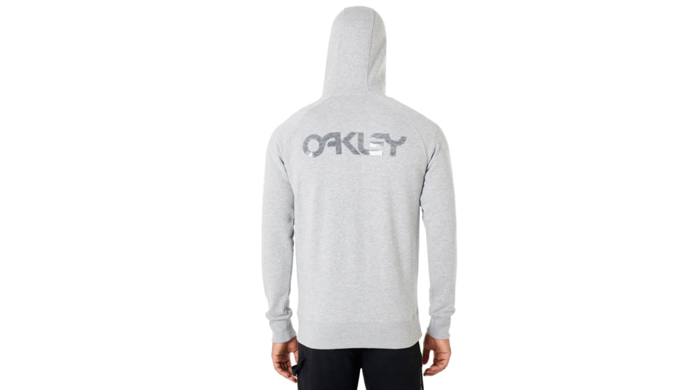 Oakley Street Logo Half Zip Fleece - Mens, Granite Heather, Extra Large, 472418-24L-XL