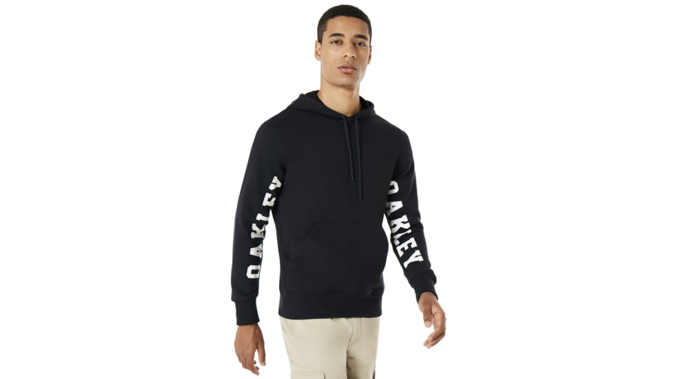Oakley Street Logo Hooded Fleece - Mens, Blackout, Large 472422-02E-L