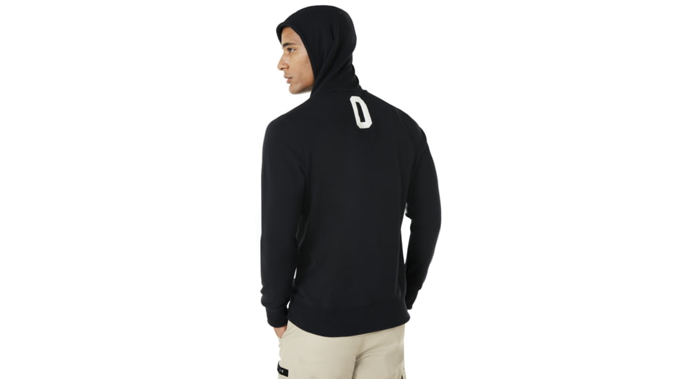 Oakley Street Logo Hooded Fleece - Mens, Blackout, Large 472422-02E-L