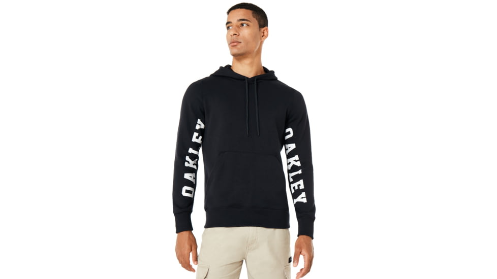 Oakley Street Logo Hooded Fleece - Mens, Blackout, Large 472422-02E-L