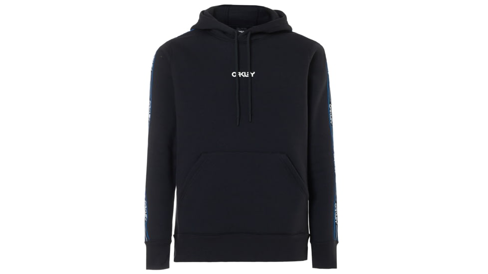 Oakley Street Logo Tape Hooded Fleece - Mens, Blackout, Medium, 472421-02E-M