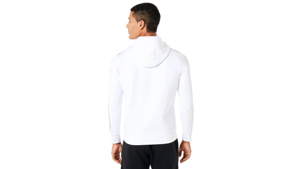Oakley Street Logo Tape Hooded Fleece - Mens, White, Medium, 472421-100-M