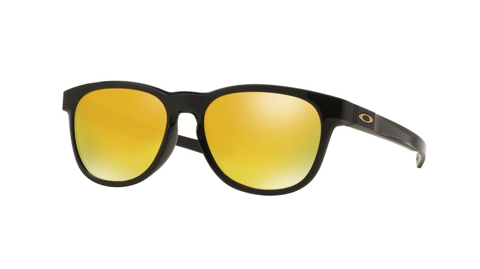 Oakley STRINGER OO9315 Sunglasses 931504-55 - Polished Black Frame, 24K Iridium Lenses