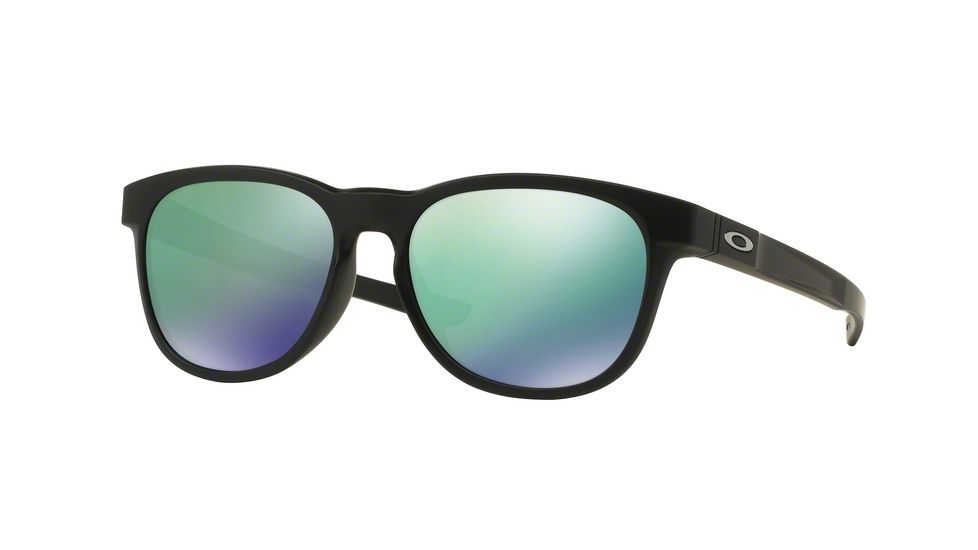 Oakley STRINGER OO9315 Sunglasses 931507-55 - Matte Black Frame, Jade Iridium Lenses