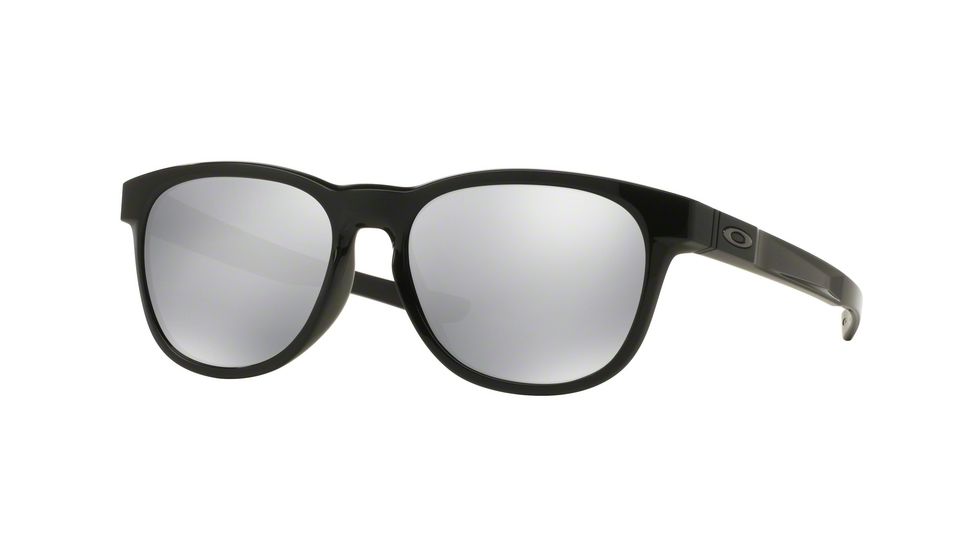 Oakley STRINGER OO9315 Sunglasses 931508-55 - Polished Black Frame, Chrome Iridium Lenses