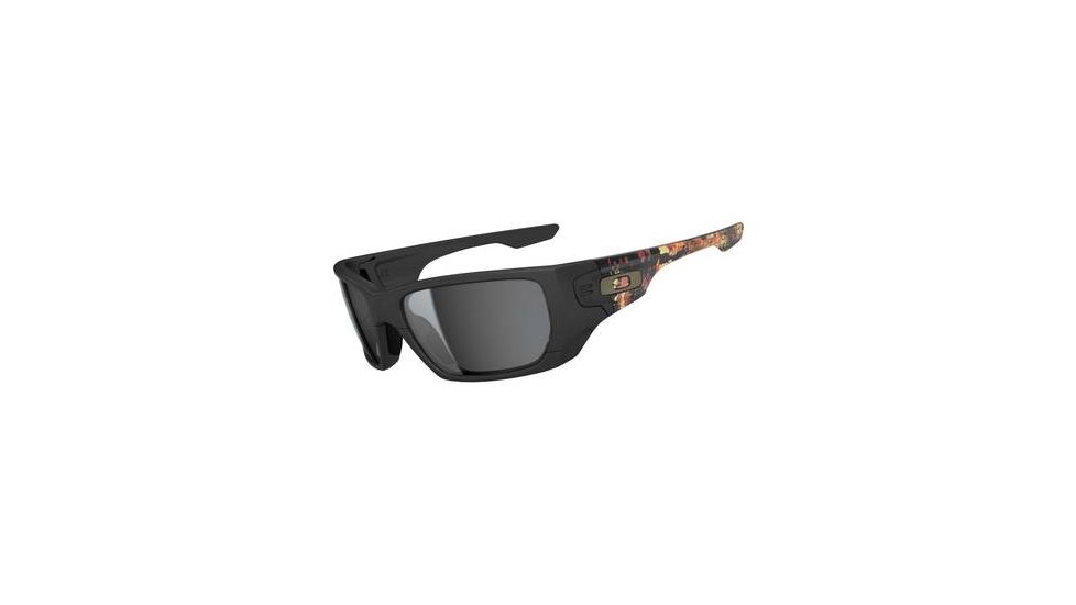 Oakley Style Switch Mens Sunglasses Matte Black - Alpha Decay Frame, Dark Grey Lens OO9194-15