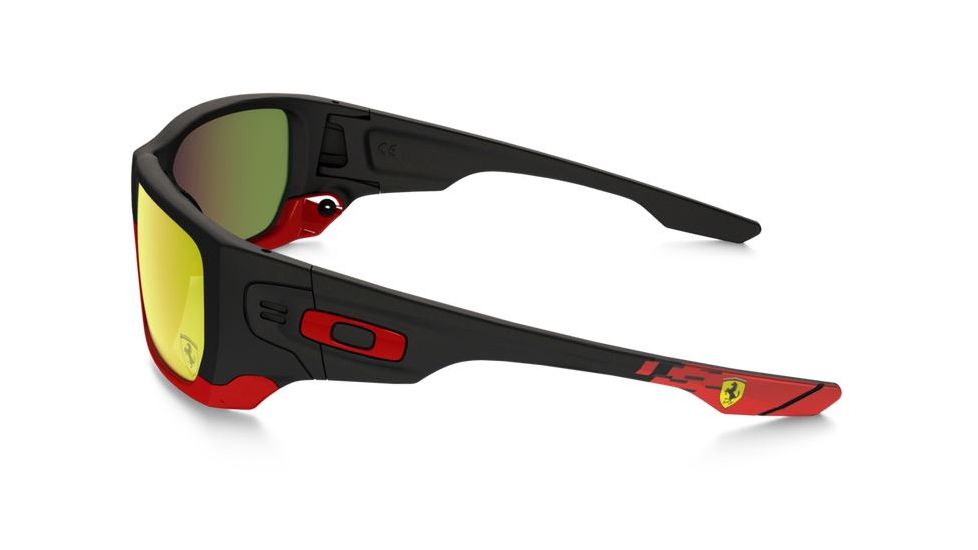 Oakley Style Switch Sunglasses Matte Black Frame, Ruby Iridium Lens-OO9194-24