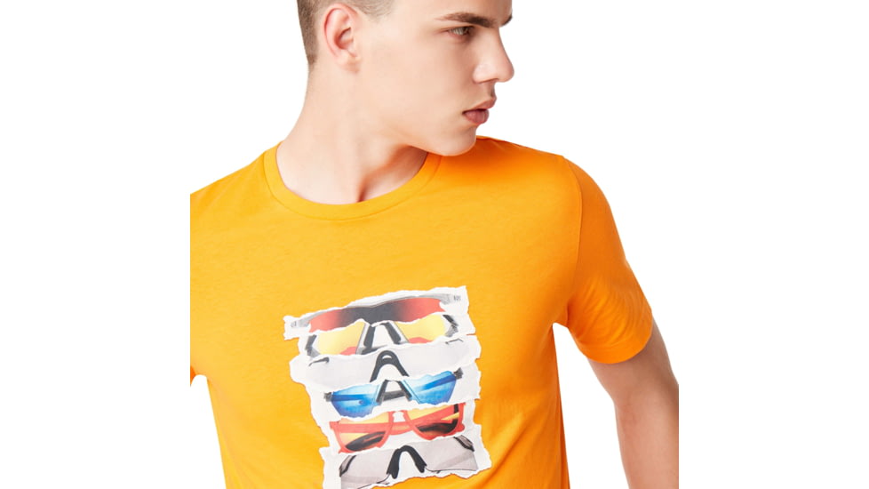 Oakley SunglaShort Sleeve Print Tee - Mens, Autumn Glory, 2XL, 457871-71T-XXL