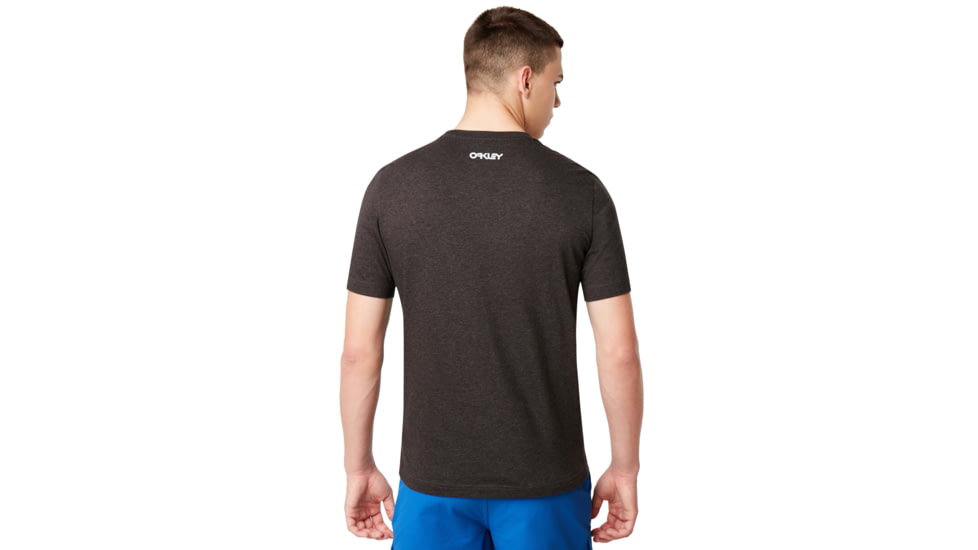 Oakley SunglaShort Sleeve Print Tee - Mens, Dark Grey Hthr, Medium, 457871-29A-M